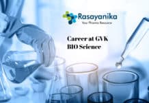 Career at GVK BIO - Research Associate Post Vacant Chemistry Candidates