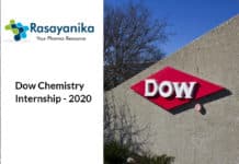 Dow Chemistry Internship - Chemical process/equipment design