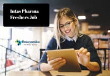 Intas Pharma Freshers Job 2020 - Apprentice Post Vacancy