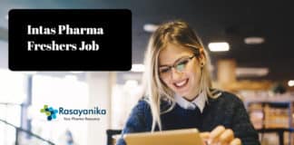 Intas Pharma Freshers Job 2020 - Apprentice Post Vacancy