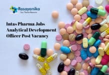 Intas Pharma Jobs - Analytical Development Officer Post Vacancy