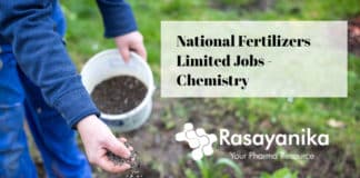 National Fertilizers Limited Jobs - Chemistry Jobs Salary Up to 6 Lakh p.a