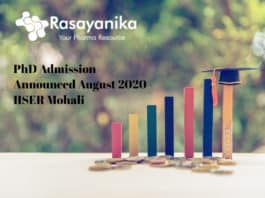 IISER Mohali PhD Admission August 2020 Announced - Application Details