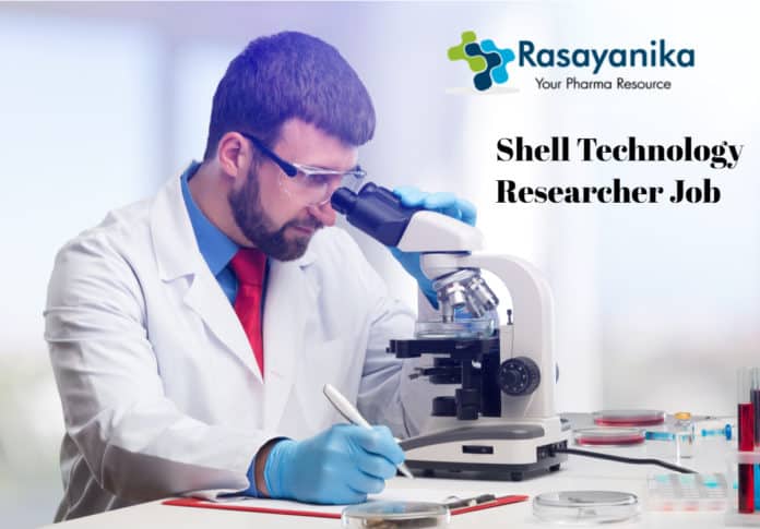 Shell Technology Researcher Job Opening - PhD Chemistry