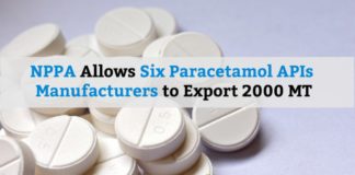 Exporting Paracetamol APIs Allowed