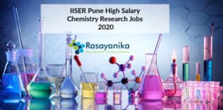 IISER Pune High Salary Jobs - Chemistry Research Jobs 2020