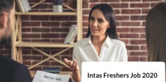 Intas Freshers Job 2020 - Pharma Officer Post Vacancy
