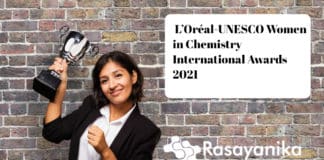  L’Oréal-UNESCO Women in Chemistry International Awards 2020 - 21