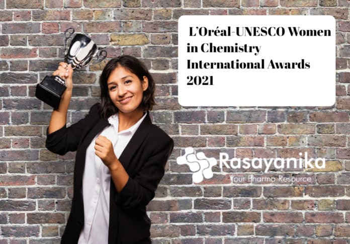  L’Oréal-UNESCO Women in Chemistry International Awards 2020 - 21