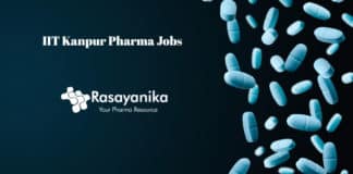 IIT Kanpur Pharma Jobs - Junior Research Fellow Post