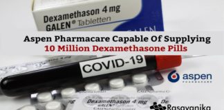 Aspen Can Supply 10 Million Dexamethasone
