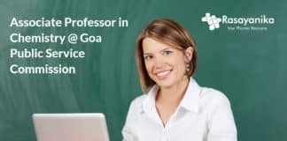 Associate Professor in Chemistry @ Goa Public Service Commission