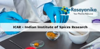 Chemistry Research Fellow Vacancy - ICAR - Indian Institute of Spices Research