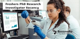 Freshers PhD Research Investigator Vacancy @ Syngene