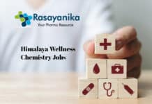 Himalaya Wellness Chemistry Jobs - Research Associate Vacancy