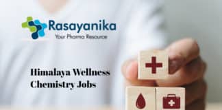 Himalaya Wellness Chemistry Jobs - Research Associate Vacancy