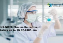 ICMR-NICED Pharma Recruitment - Salary up to Rs 47,000/- pm