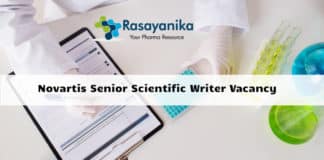 Novartis Senior Scientific Writer Vacancy - Apply Online