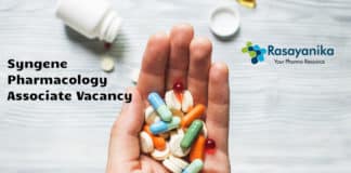 Syngene Pharmacology Associate Vacancy - Apply Online