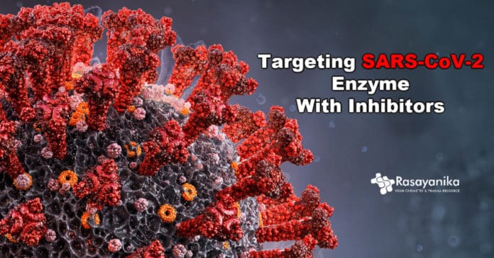 Targeting SARS-CoV-2 enzyme with inhibitors