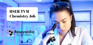 IISER TVM Vacancy 2020 - Chemistry JRF Post
