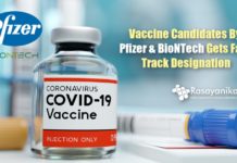 Vaccine Candidates By Pfizer & BioNTech Gets Fast Track Designation