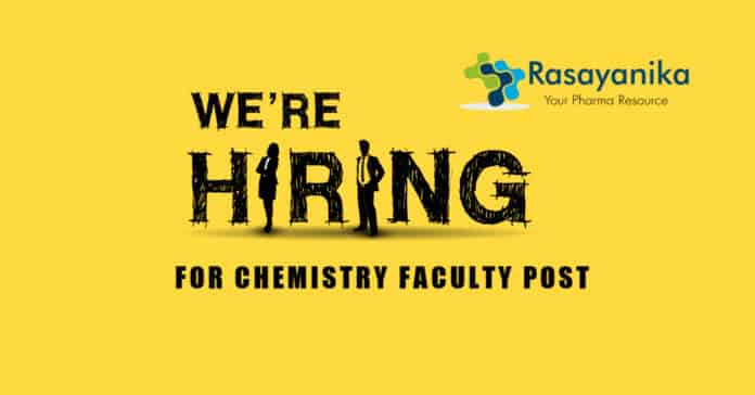 Chemistry Faculty Job Opening