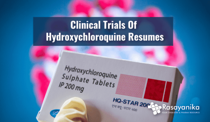 Hydroxychloroquine Clinical Trials Resume