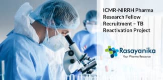 ICMR-NIRRH Pharma Research Fellow Recruitment – TB Reactivation Project