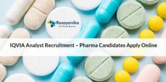 IQVIA Analyst Recruitment – Pharma Candidates Apply Online