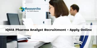 IQVIA Pharma Analyst Recruitment 2020 - Apply Online