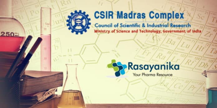 Govt CSIR Madras Complex Project Assistant Vacancy - Application Details