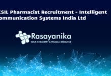 ICSIL Pharmacist Recruitment - Intelligent Communication Systems India Ltd