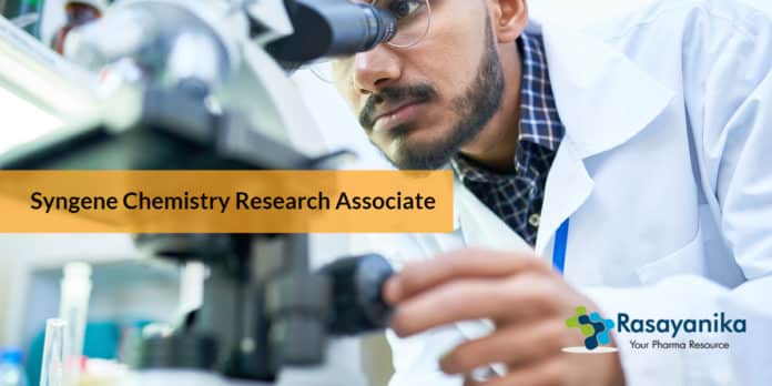 Syngene Bioassay Development Job - Chemistry Research Associate