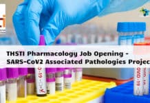 THSTI Pharmacology Job Opening - SARS-CoV2 Associated Pathologies Project