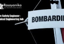 Bombardier Fire Safety Engineer - Chemical Engineering Job