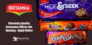 Britannia Quality Assurance Officer Job Opening - Apply Online