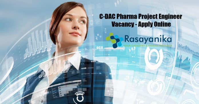 C-DAC Pharma Project Engineer Vacancy - Apply Online