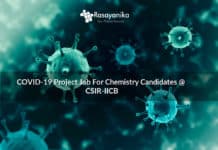 COVID-19 Project Job For Chemistry @ CSIR-IICB