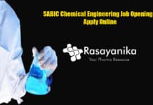 SABIC Chemical Engineering Job Opening - Apply Online