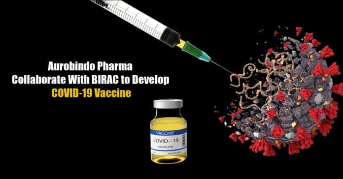 Aurobindo Pharma to develop COVID 19 vaccine