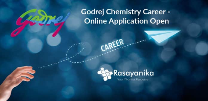 Godrej Chemistry Career - Online Application Open