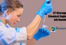 IIT Kharagpur Chemical Engineering Job Opening - Apply Online