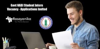 Govt NABI Student Intern Vacancy - Applications Invited