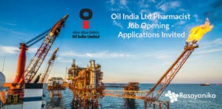 Oil India Ltd Pharmacist Job Opening - Applications Invited