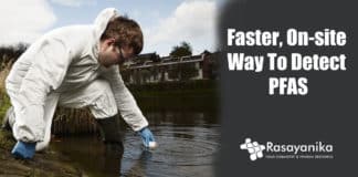 On-site way to detect certain alkyl substances