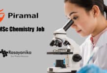 Piramal R&D Executive Vacancy - Chemistry Candidates Apply