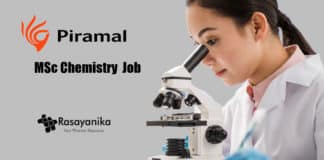 Piramal R&D Executive Vacancy - Chemistry Candidates Apply
