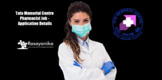 Tata Memorial Centre Pharmacist Job - Application Details