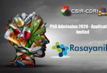 CSIR-CDRI PhD Admission 2020 - Applications Invited